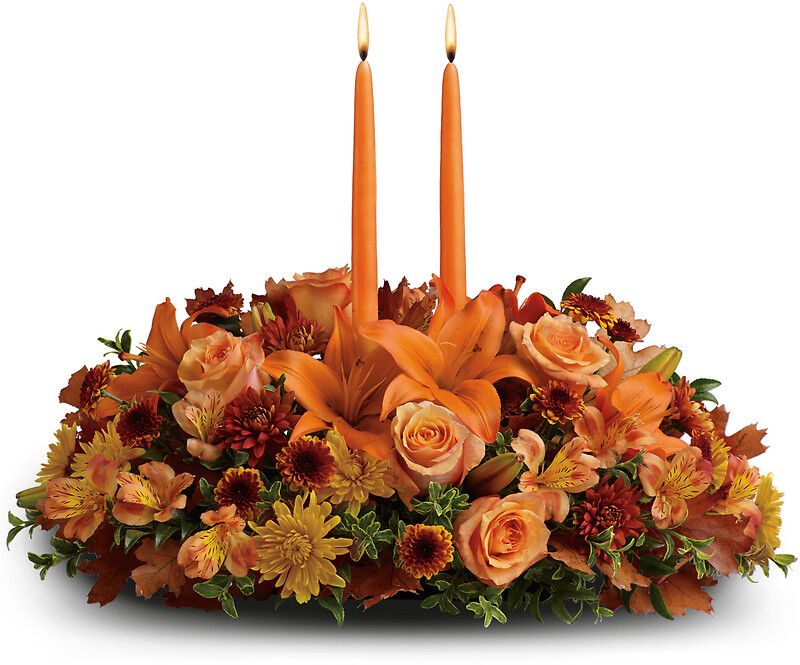 Family Gathering Centerpiece arranged by a florist in Glendora, NJ
