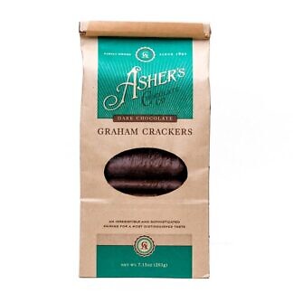 Asher&#039;s Dark Chocolate Covered Graham Crackers