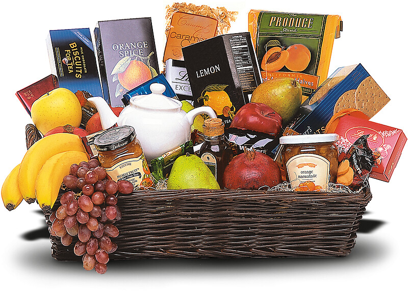 Grande Gourmet Fruit Basket arranged by a florist in Glendora, NJ ...