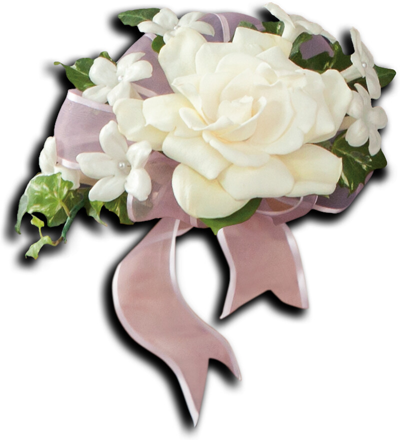 Fragrant Gardenia Nosegay arranged by a florist in Glendora, NJ